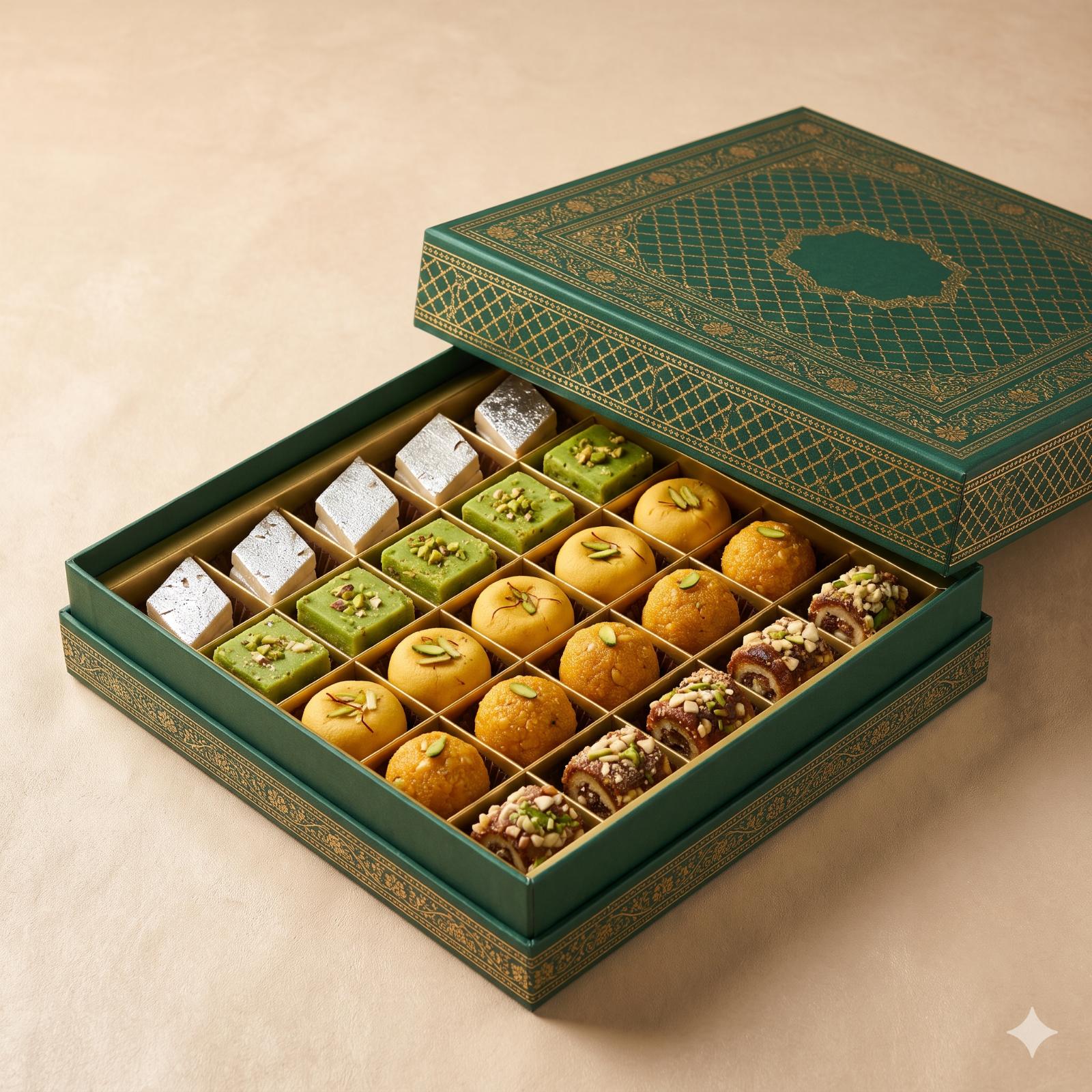 Royal Emerald Premium Mithai Gift Box