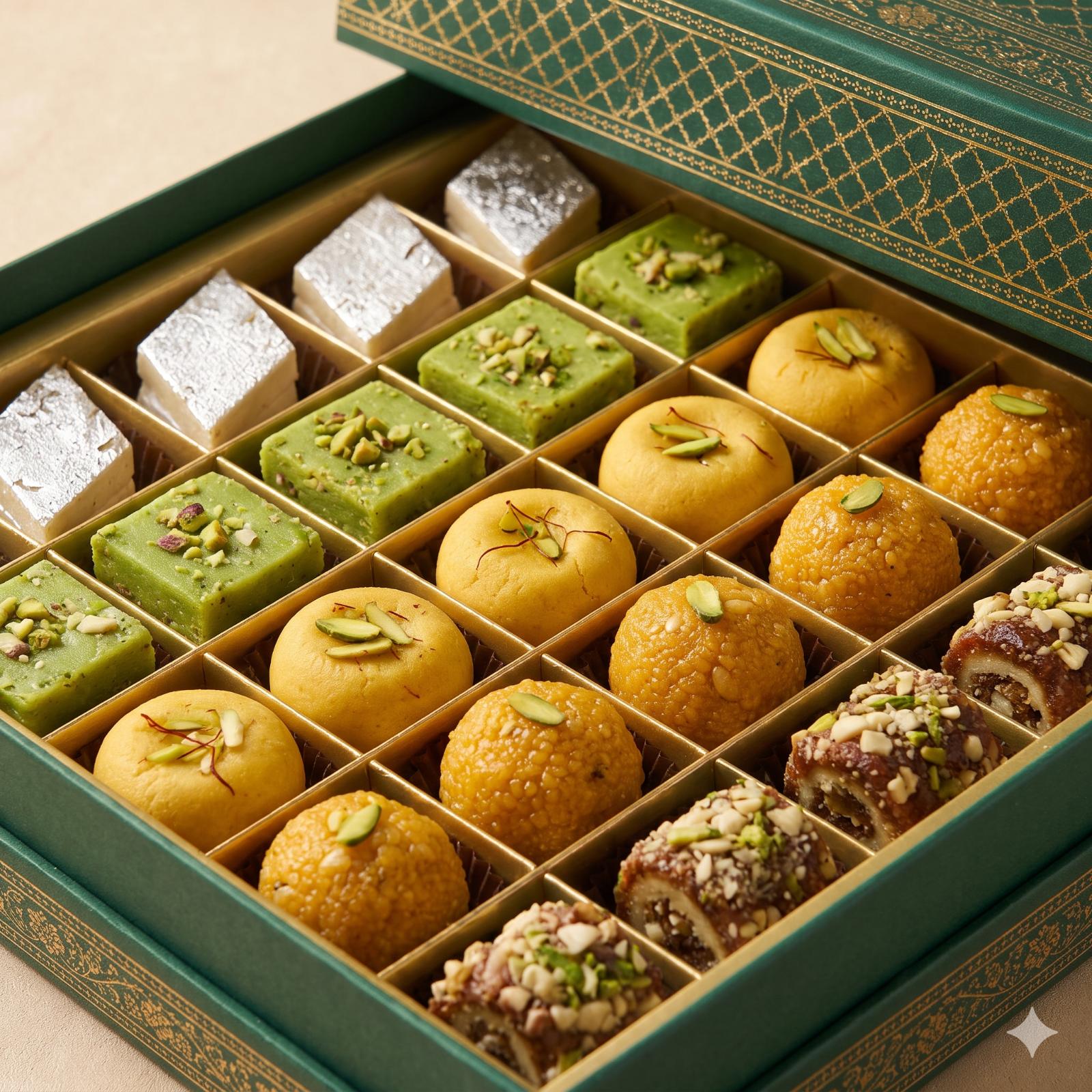 Royal Emerald Premium Mithai Gift Box